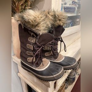 Womens Sorel Joan of Artic Winter Boot Brown 9
